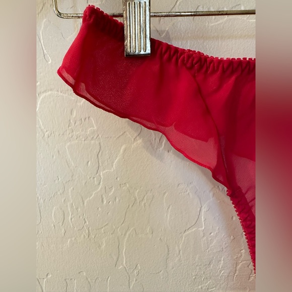 Victoria’s Secret Red Chemise Gown Panty Set - Picture 8 of 10